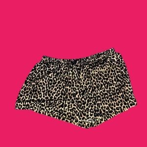 Leopard Print Women's Shorts
